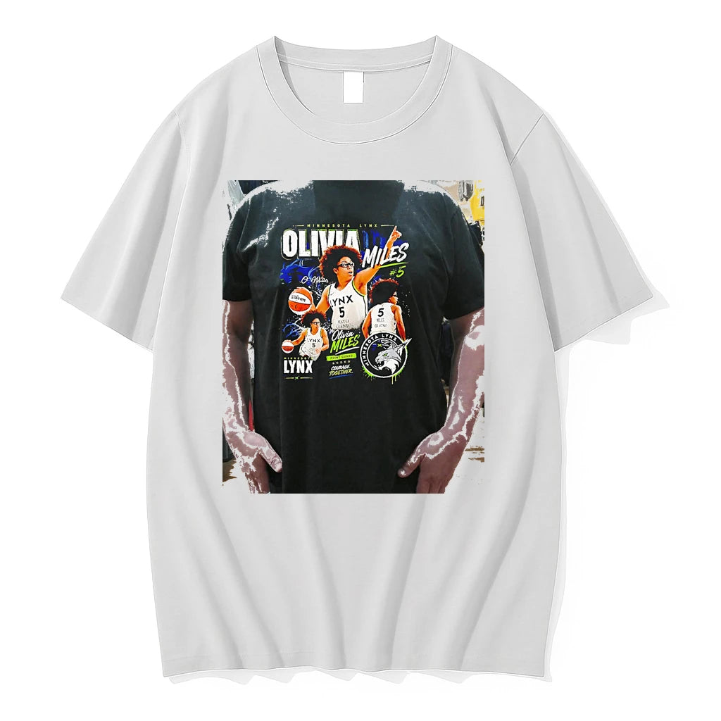 Officials Olivia Miles Minnesota Lynx Wnba Portrait Collage Premium T Shirt