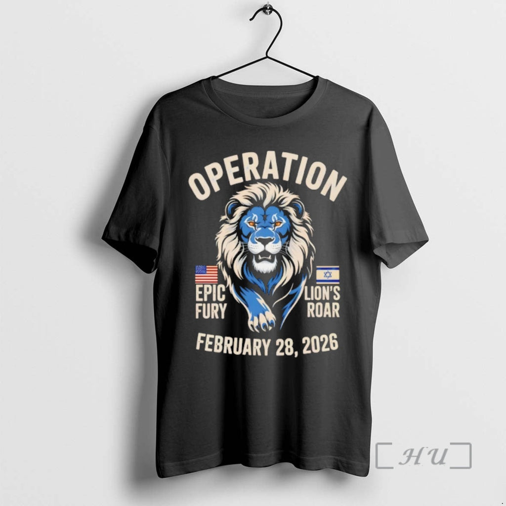 Officials Operation Lions Roar February 28 2026 Tee Israel America