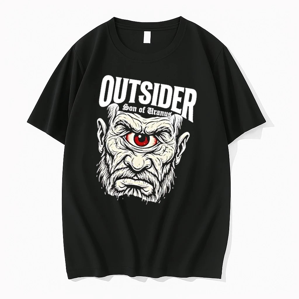 Officials Outsider Son Of Uranus Bearded Cyclops Head Single Red Eye Mens
