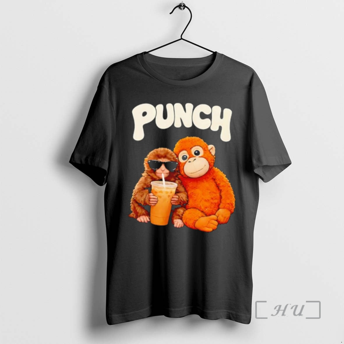 Officials Punch Brown Monkey