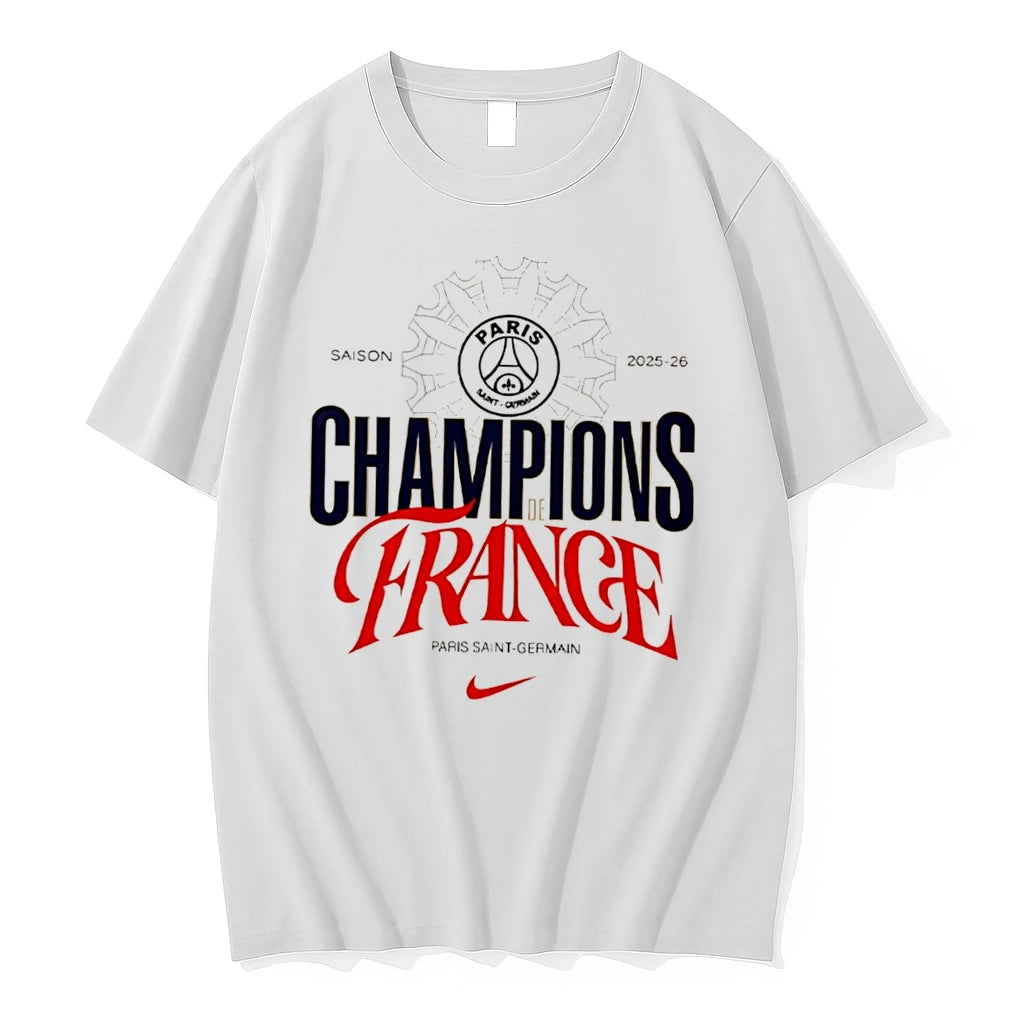 Officials Paris Saint Germain Ligue 1 Winners Champions De France 2026 Tee T Shirt Sweater