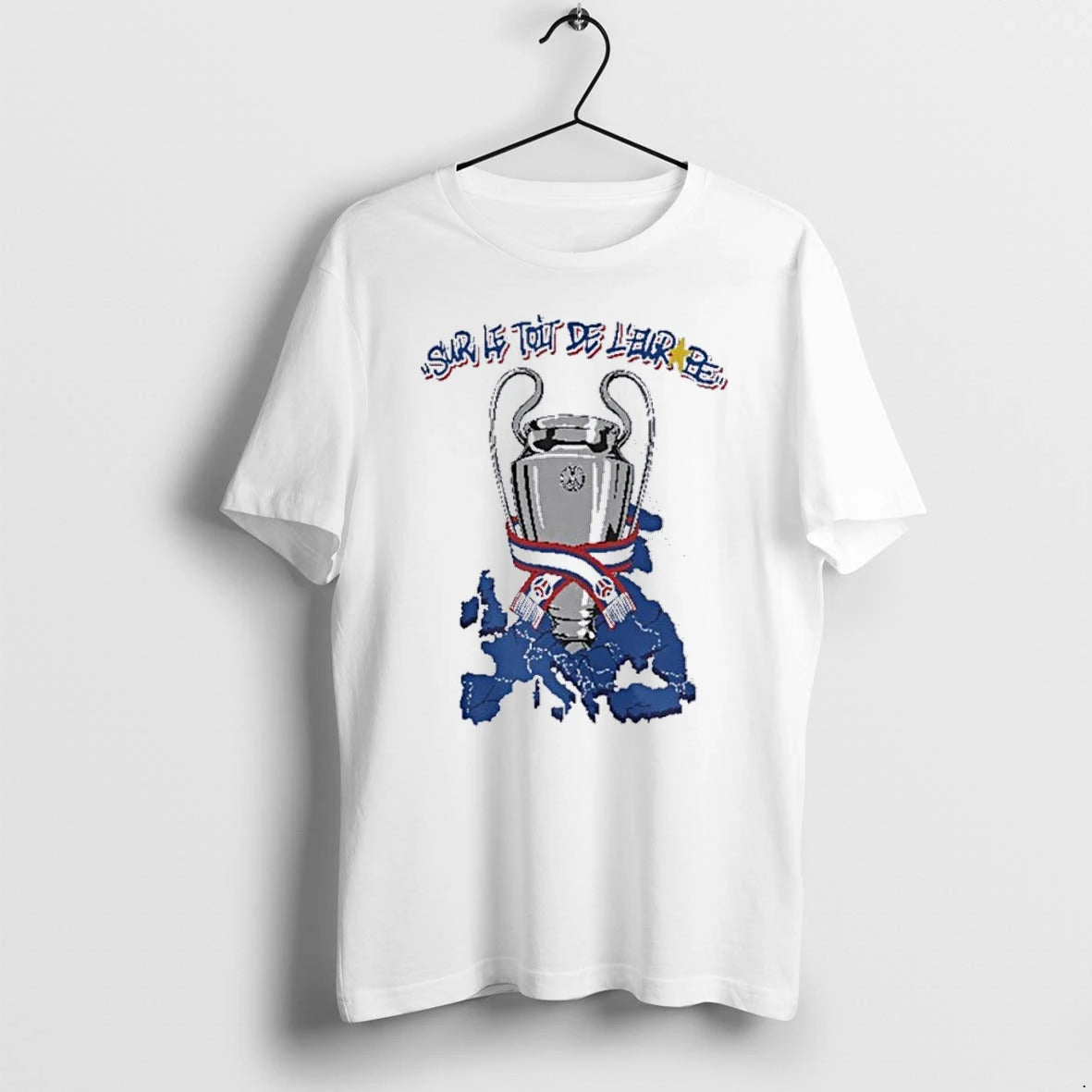Officials Paris Saint Germain On The Roof Of Europe 2026 Front T Shirt Sweater