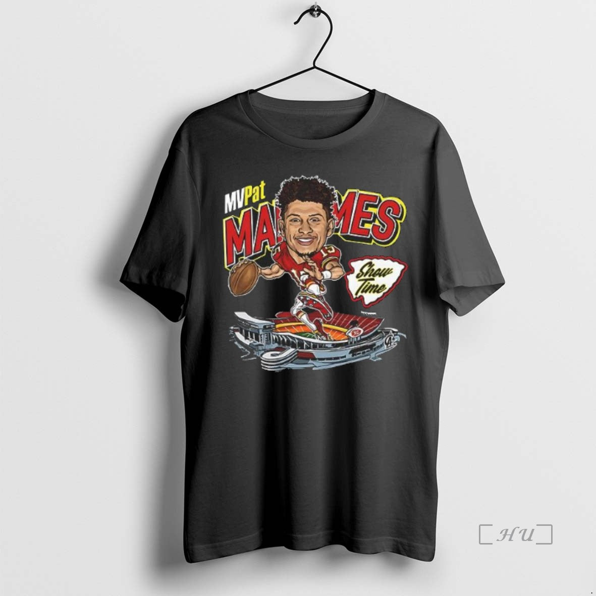 Officials Patrick Mahomes Kansas City Chiefs Showtime Caricature Cartoon T Shirt Sweater