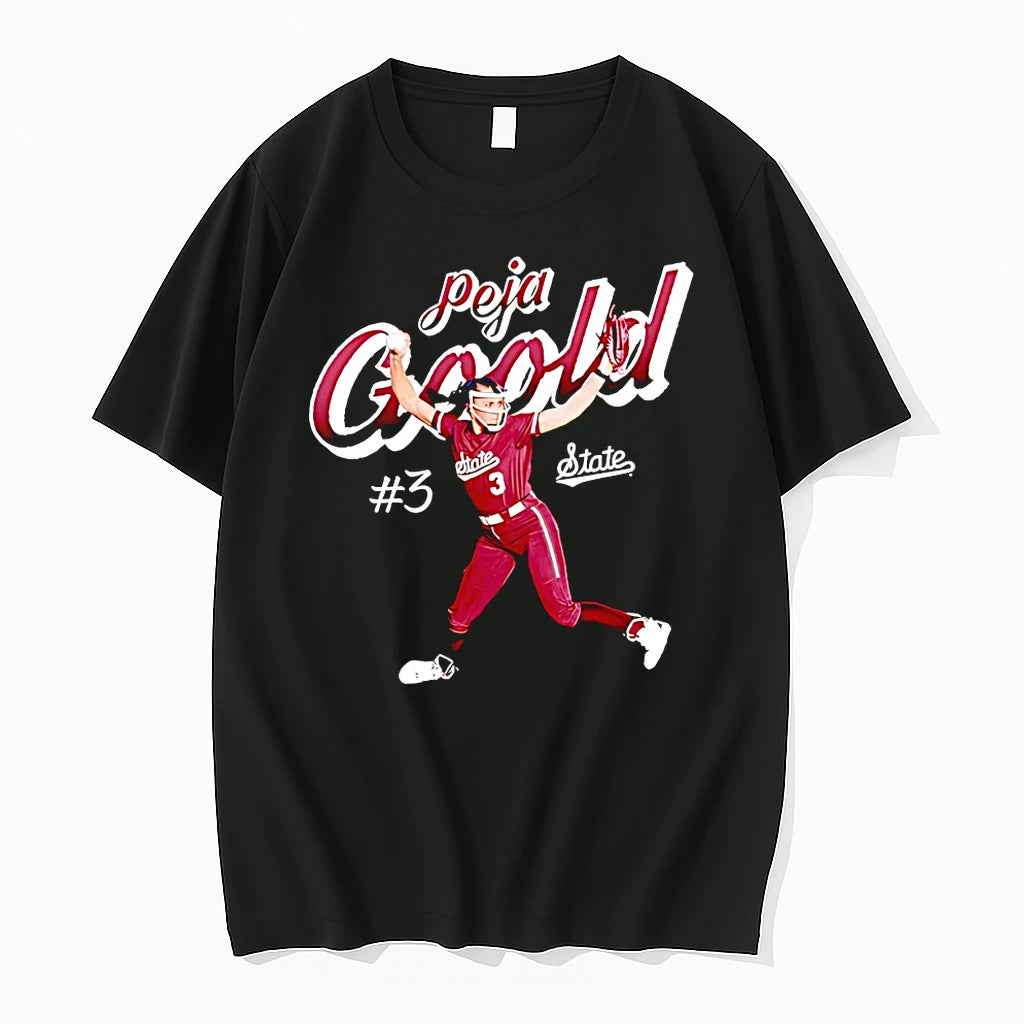 Officials Peja Goold Number 3 Of Arkansas Razorbacks Ncaa Softball Graphic T Shirt Sweater
