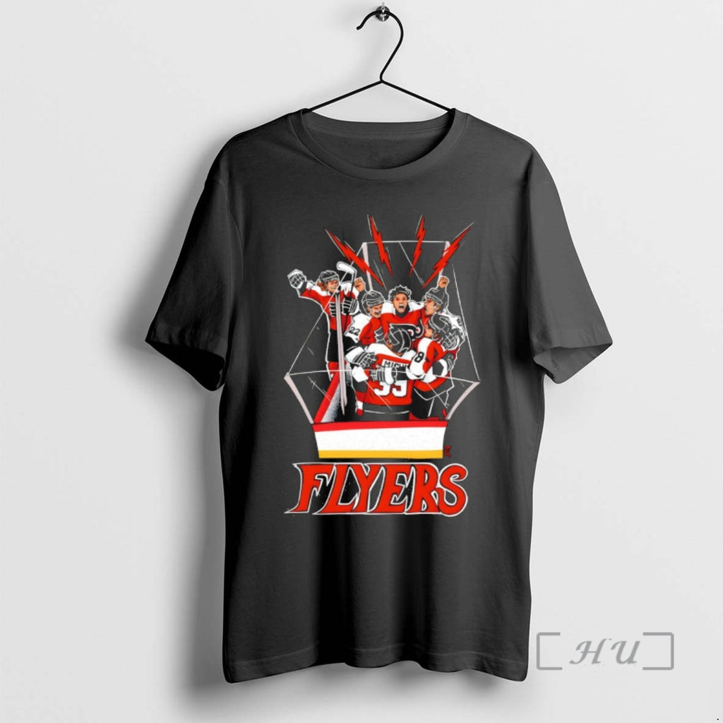 Officials Philadelphia Flyers Celebration Stanley Cup National Hockey League Broad Street Bullies Premium T Shirts