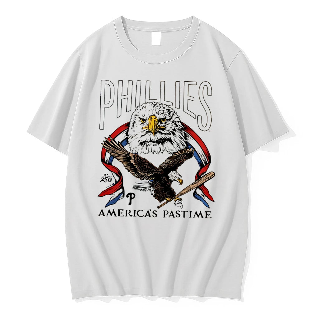 Officials Philadelphia Phillies Americas Pastime 250th Tri Blend Tee T Shirt Sweater