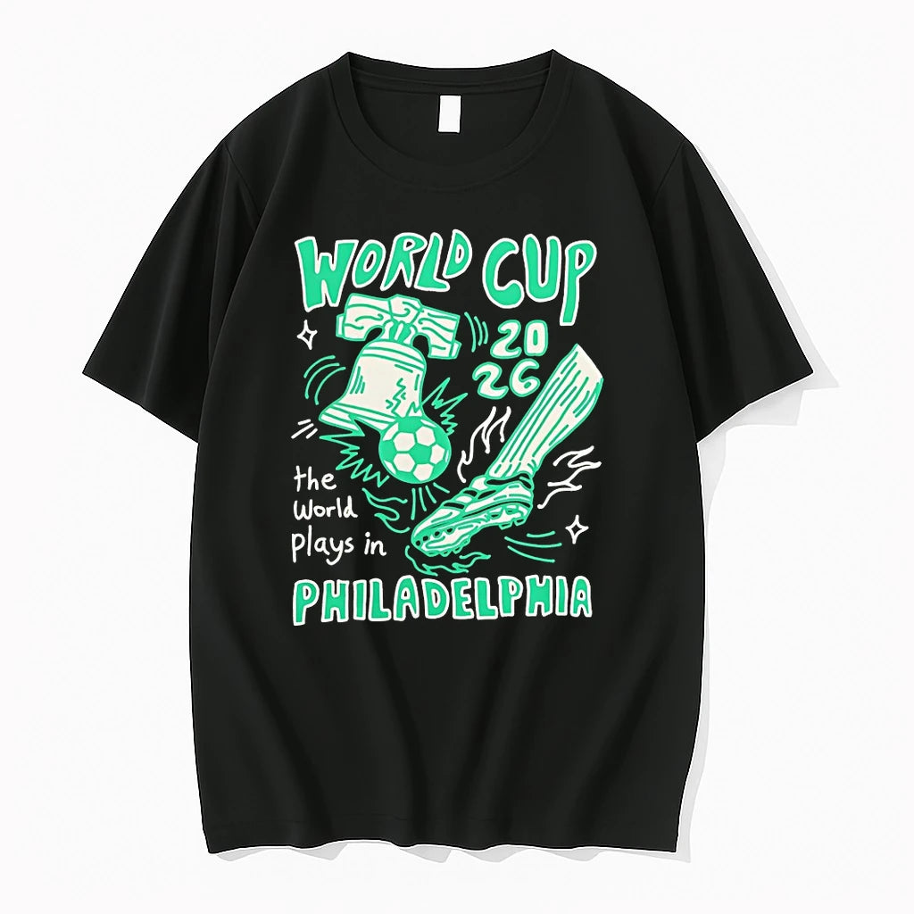 Officials Philadelphia Phillies World Cup 2026 The World Plays In Philadelphia T Shirt Sweater