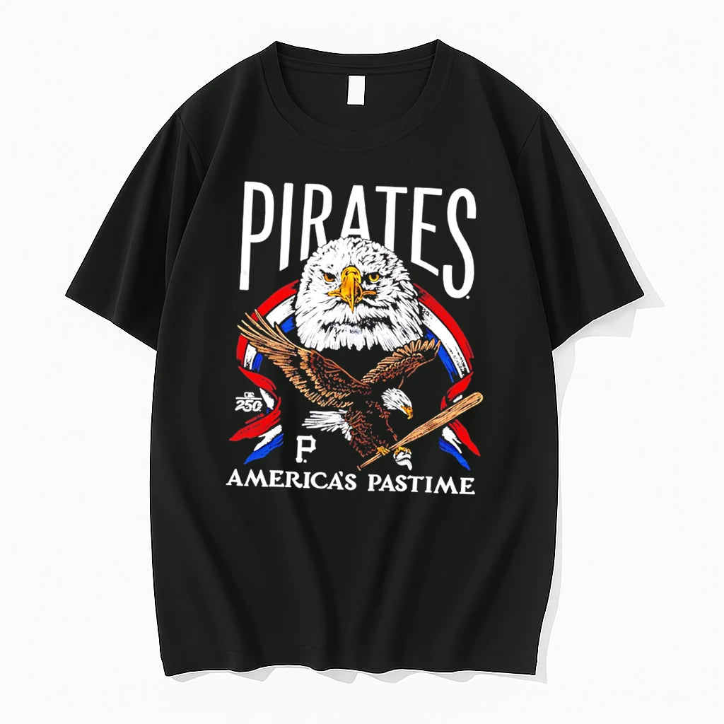 Officials Pittsburgh Pirates Americas Pastime 250th Tri Blend Tee T Shirt Sweater