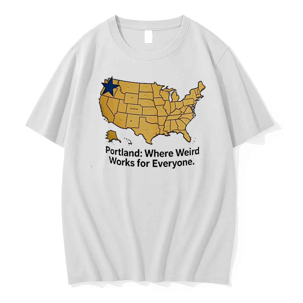 Officials Portland Where Weird Works For Evryone T Shirt Sweater