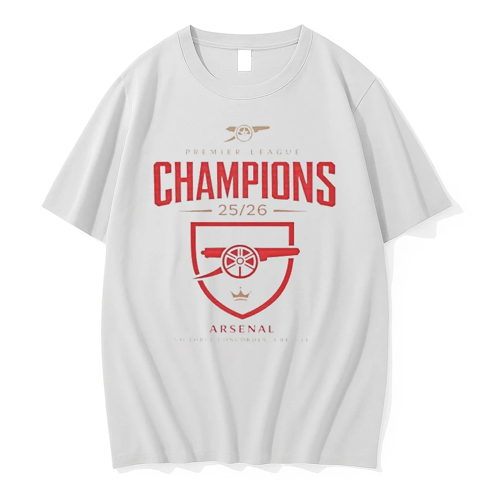Officials Premier League Champions 25 26 Arsenal T Shirt Sweater