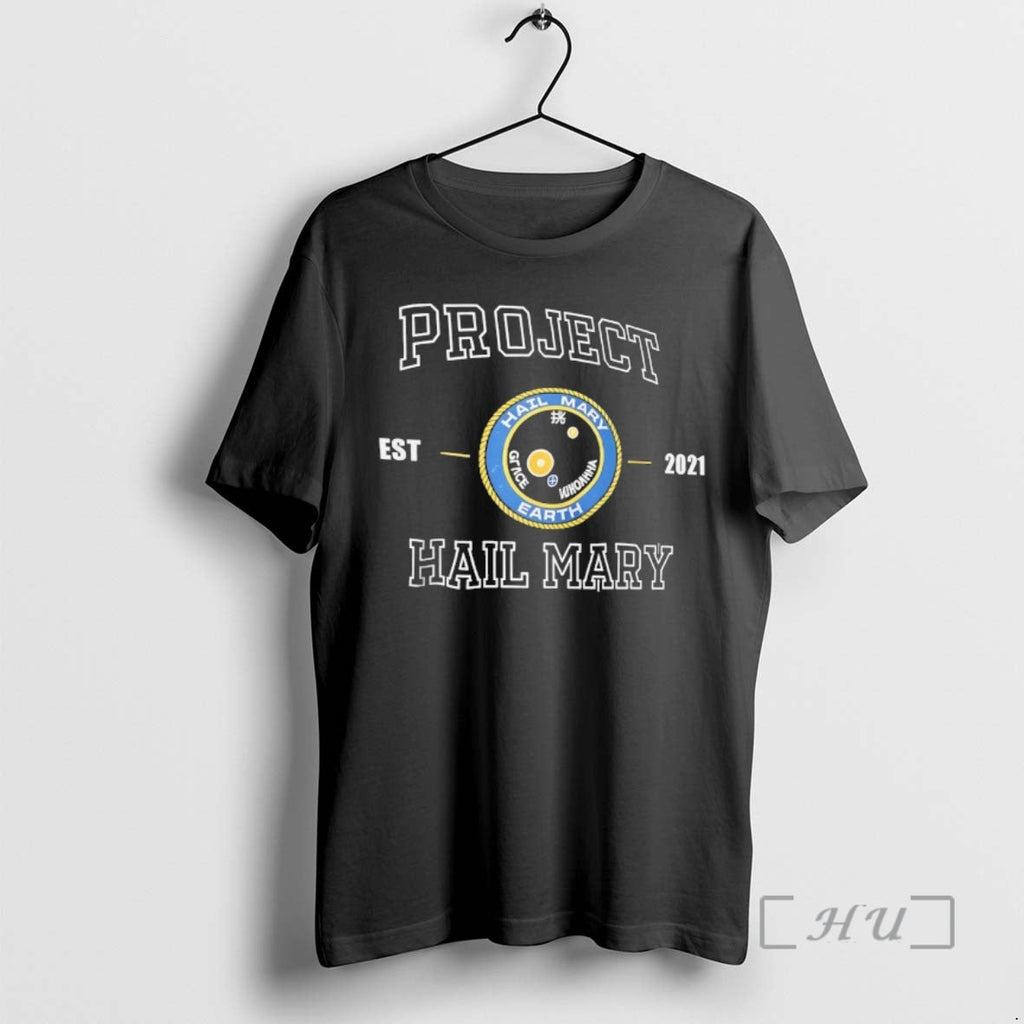 Officials Project Hail Mary Hail Mary Earth Est 2021 Logo