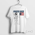 Officials Puerto Rico Astronaut Holding Baseball Bat And Puerto Rican Flag Premium T Shirts Sweater