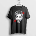 Officials Rm Winking Tongue Out Red Star Bts Black Premium T Shirt