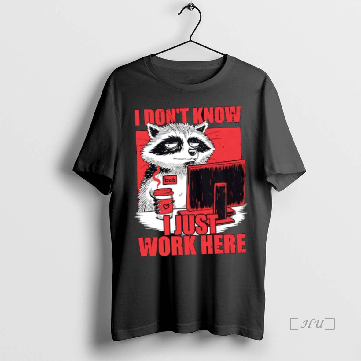 Officials Raccoon I Dont Know Just Work Here T Shirt Sweater
