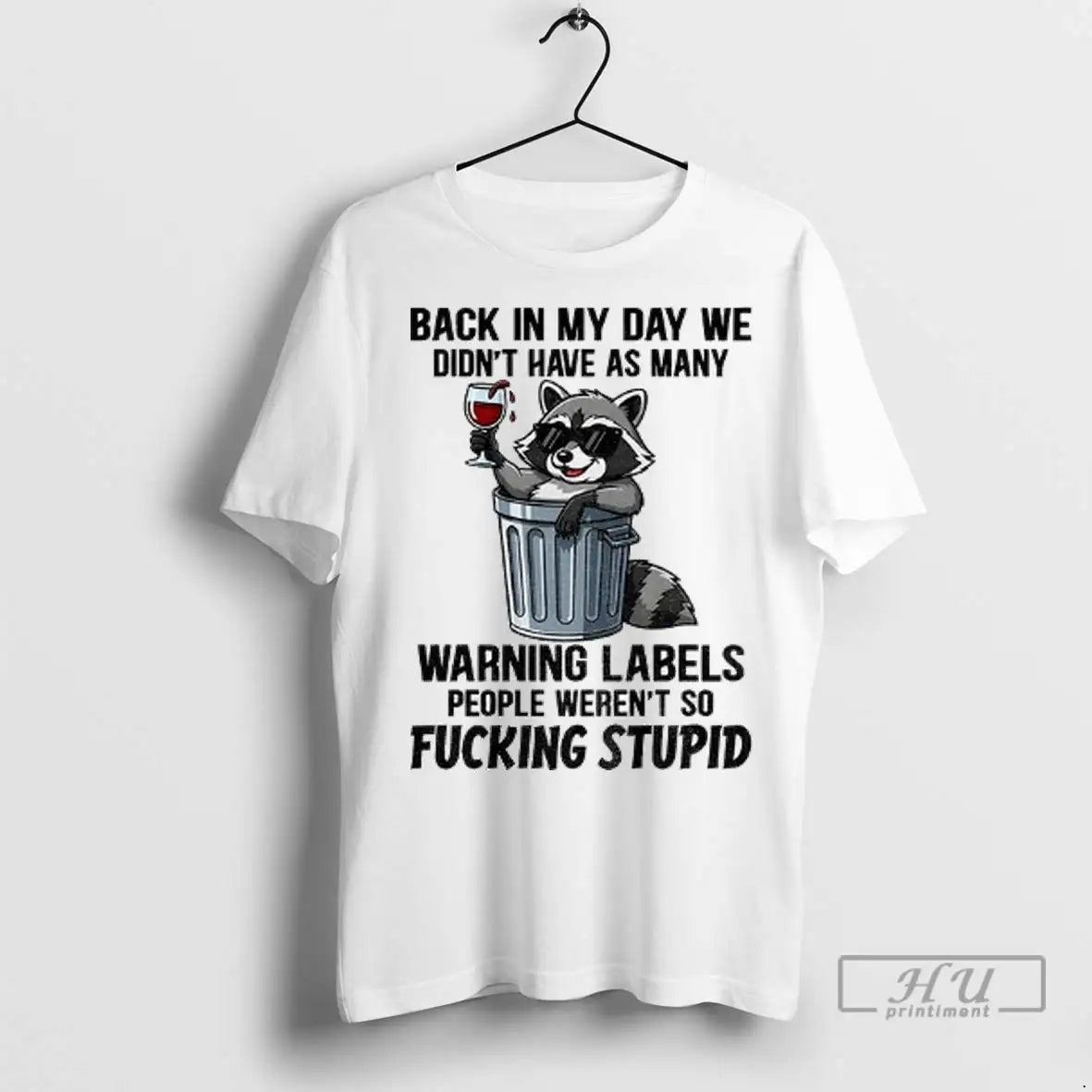 Officials Raccoon Back In My Day We Didnt Have As Many Warning Labels People Werent