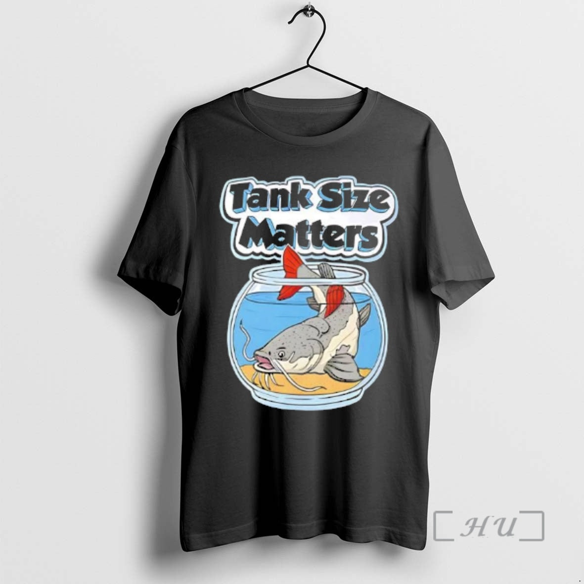 Officials Redtail Catfish Tank Size Matters Tee