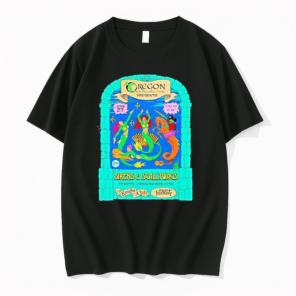 Officials Regon Sirens Scallywags Tickets Knight Club Front T Shirt Sweater