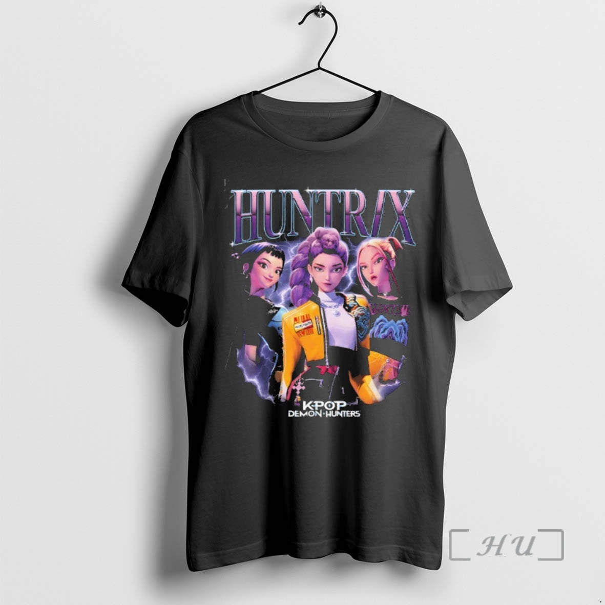Officials Rumi Zoey Mira Huntrix Girls Anime Kpop Demon Hunter Graphic Vintage Premium T Shirts