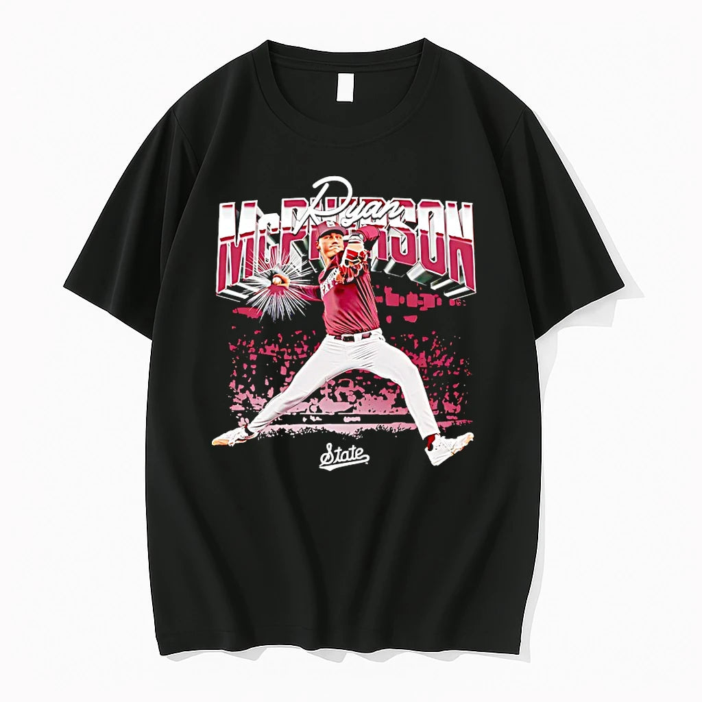 Officials Ryan Henderso Mississippi State Bulldogs Baseball Graphic T Shirt Sweater