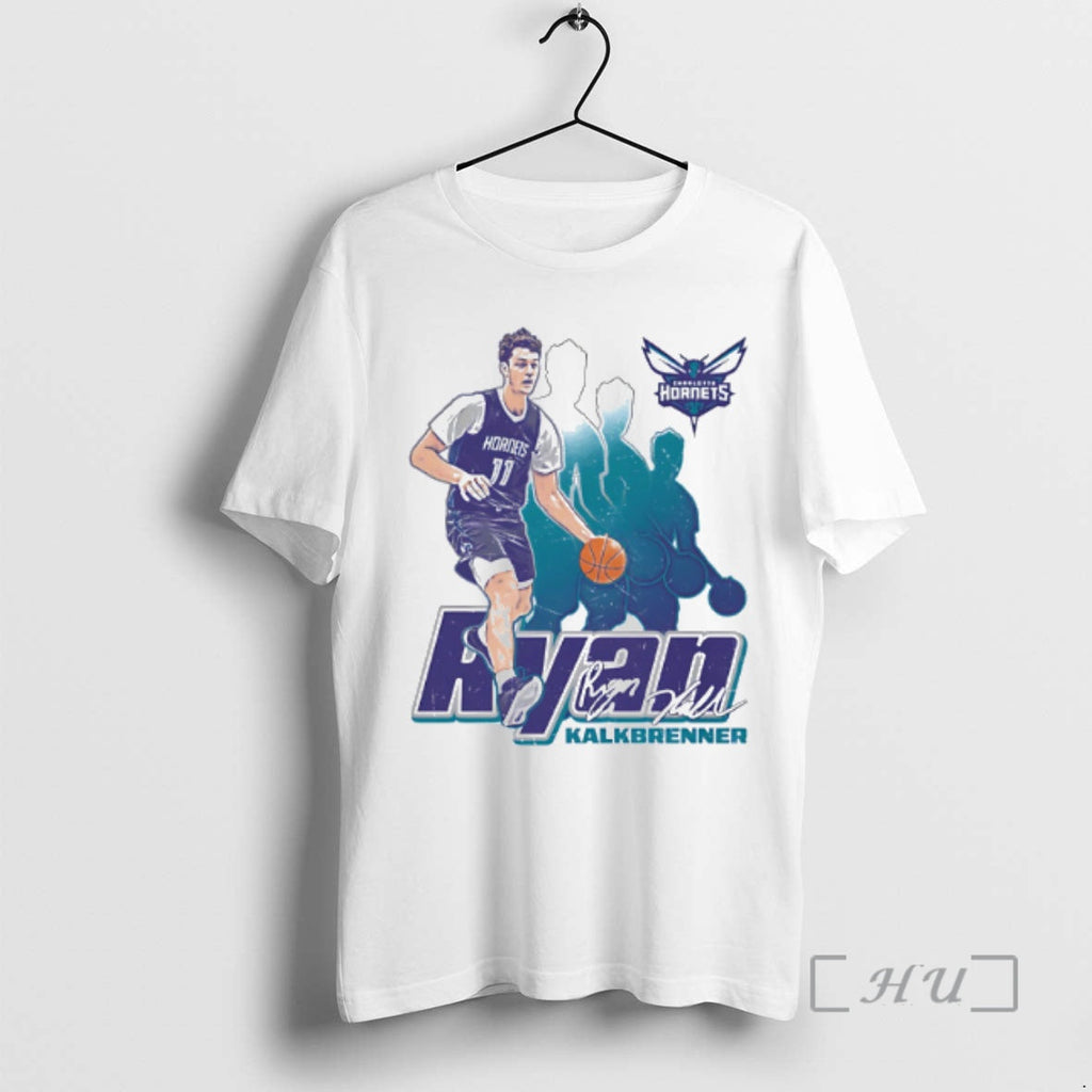 Officials Ryan Kalkbrenner Charlotte Hornets Retro Signature