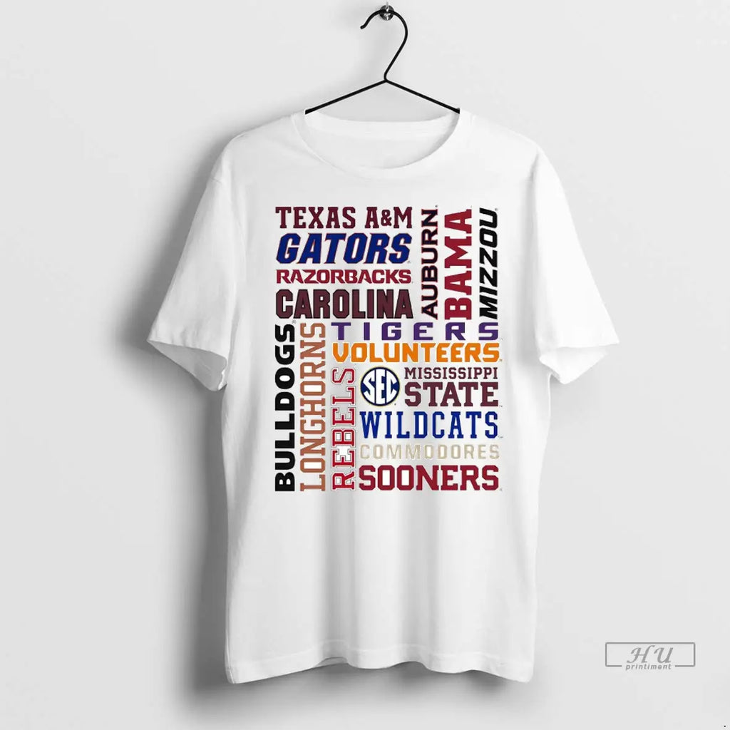 Officials Sec Southeastern Conference Football Team T Shirts