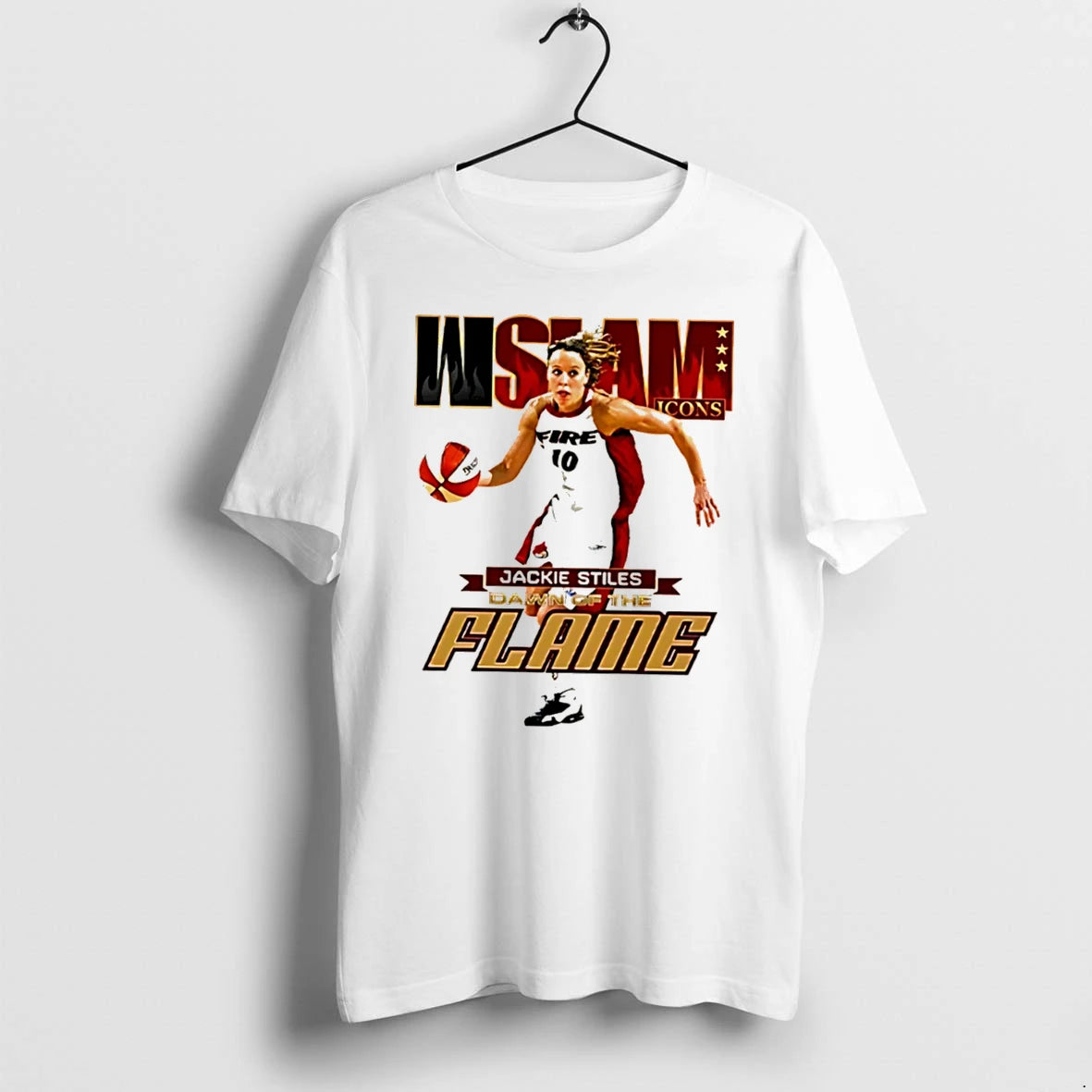 Officials Slam Jackie Stiles Dawn Of The Flame Tee T Shirt Sweater