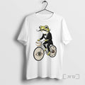 Officials Salvador Dali Inspired Frog On Bicycle