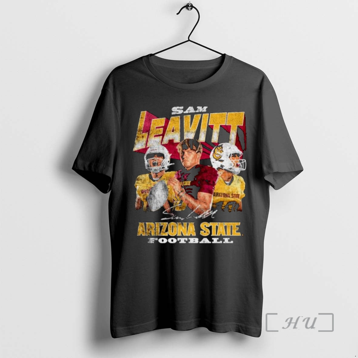 Officials Sam Leavitt Arizona State Sun Devils 90s Graphic Ornaments T Shirt Sweater