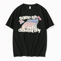 Officials Same Sh Different Day Broken Planet Calendar Black T Shirt Sweater