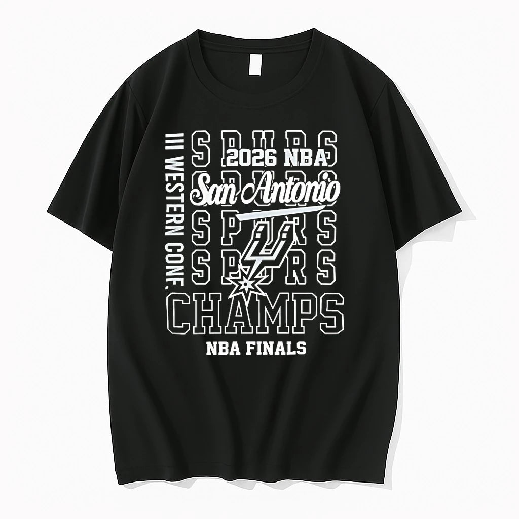 Officials San Antonio Spurs Basketball 2026 Nba Finals Iii Western Conference Champions T Shirt Sweater