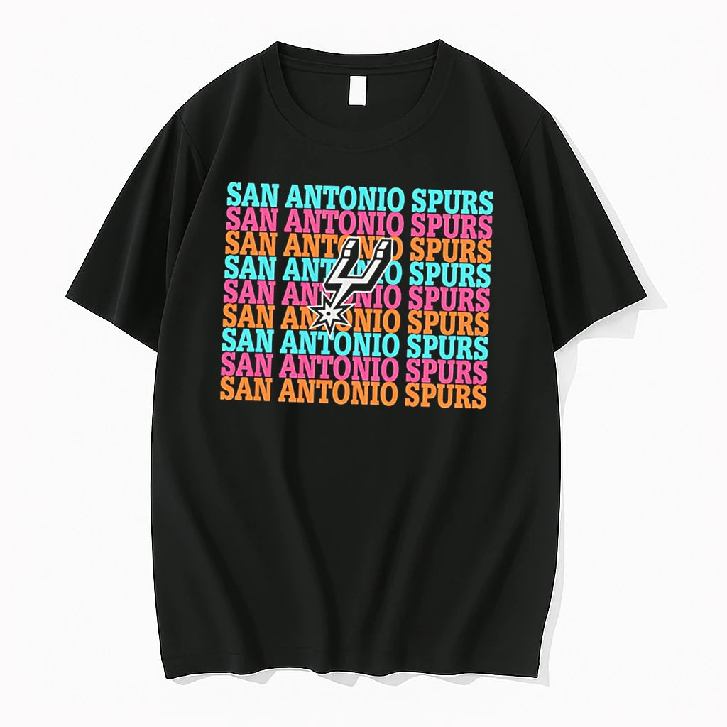 Officials San Antonio Spurs Fan Wemby Era Silver Black Tee T Shirt Sweater