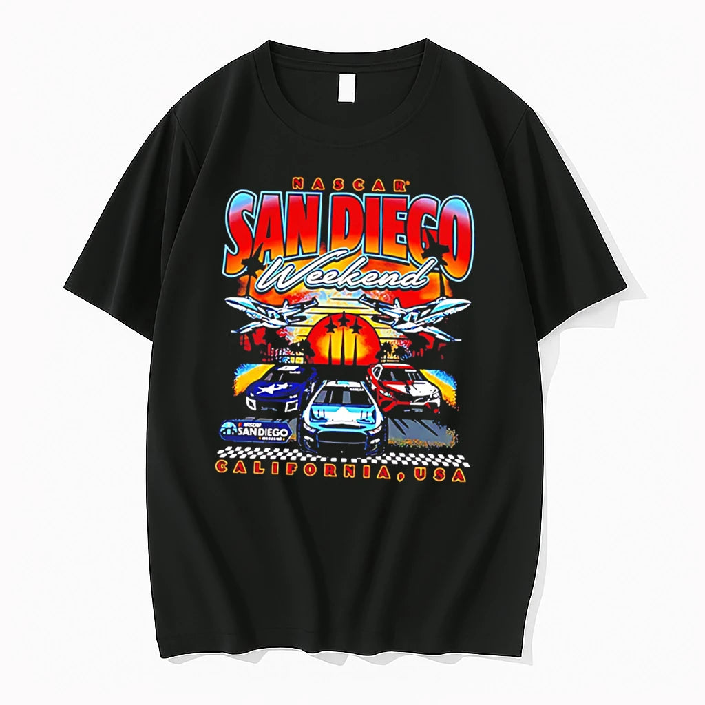 Officials San Diego Weekend Jets Cars Graphic Tee T Shirt Sweater