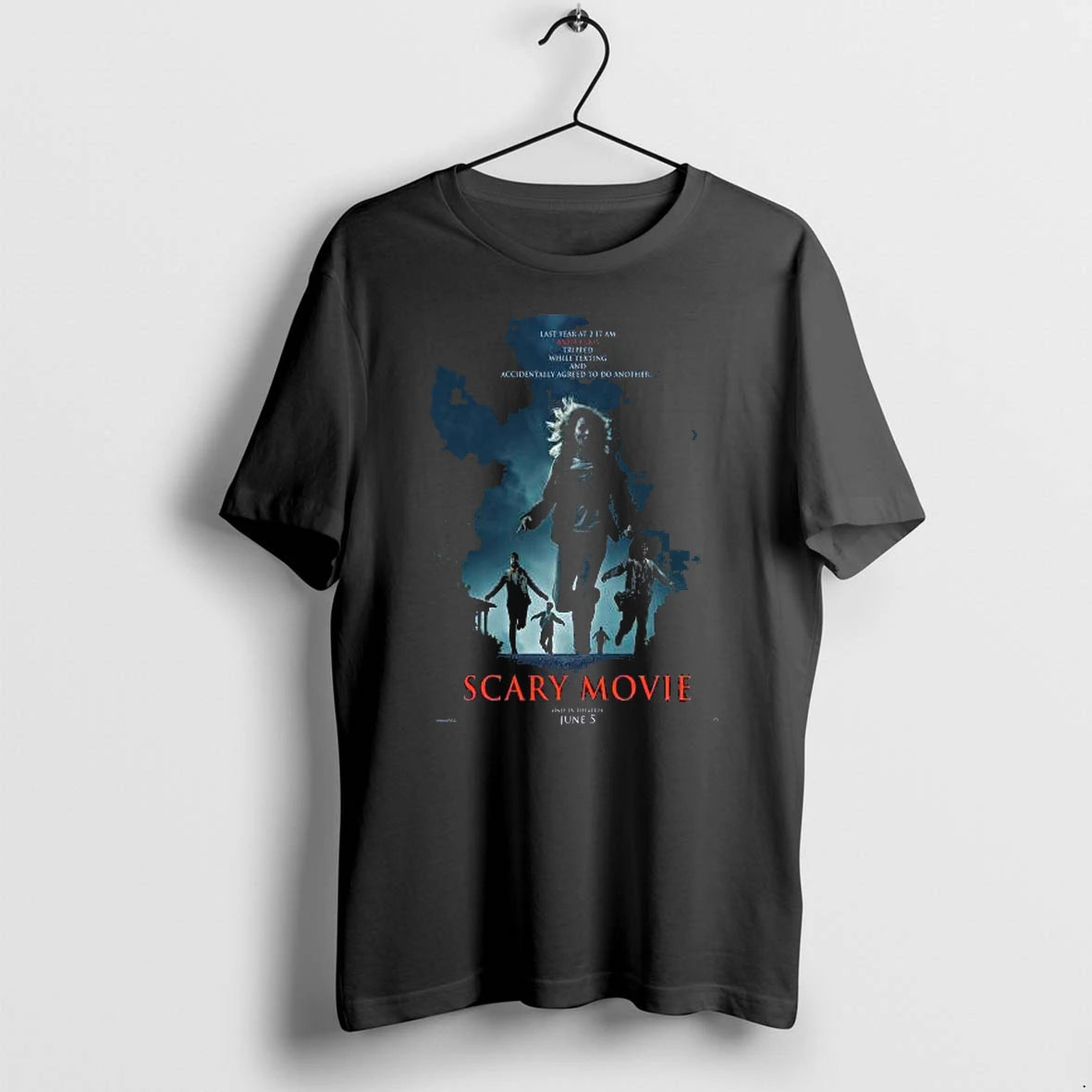 Officials Scary Movie 6 Weapons Parody Black T Shirt Sweater