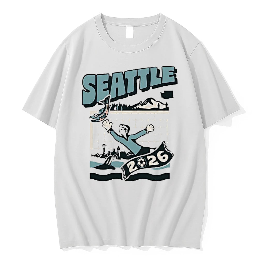 Officials Seattle 2026 World Cup Soccer Goalkeeper Catching Salmon Washington State Women