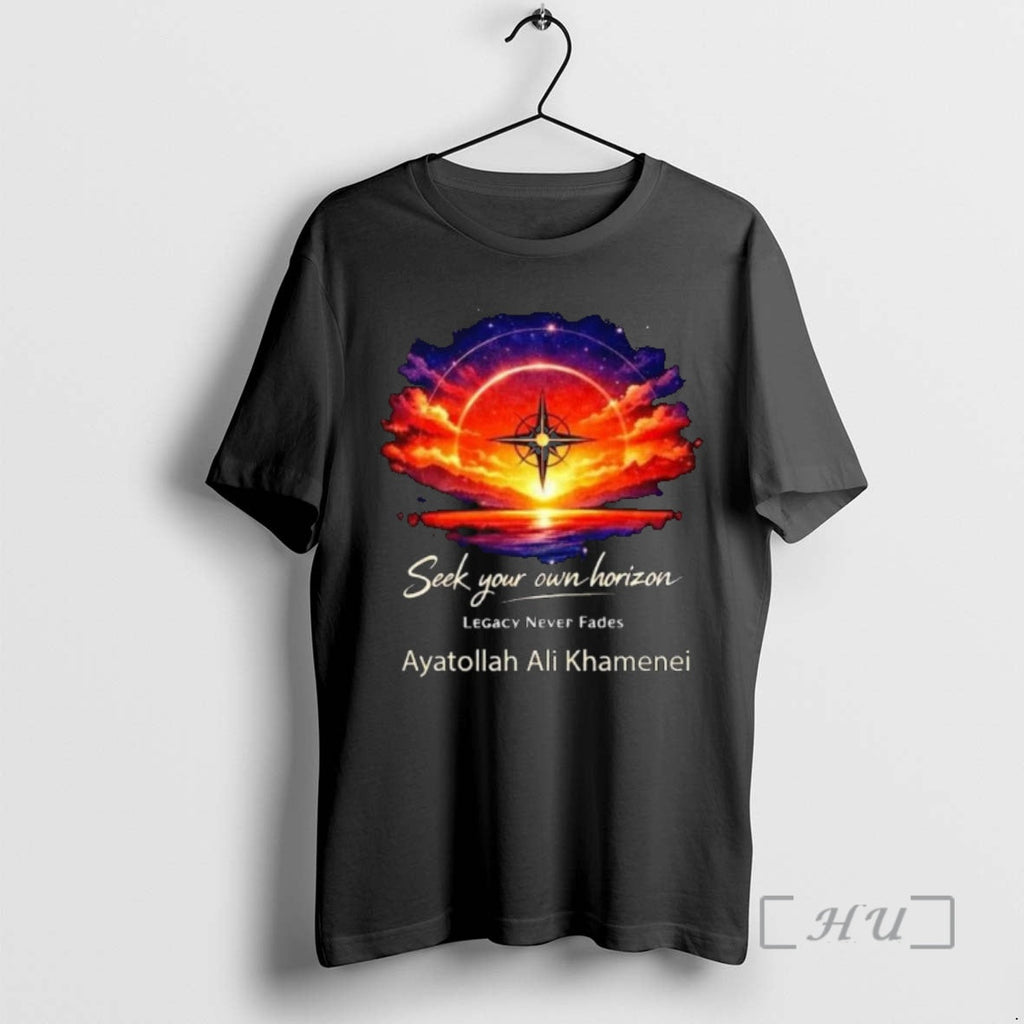 Officials Seek Your Own Horizon Legacy Never Fades Ayatollah Ali Khamenei Premium T Shirts Sweater