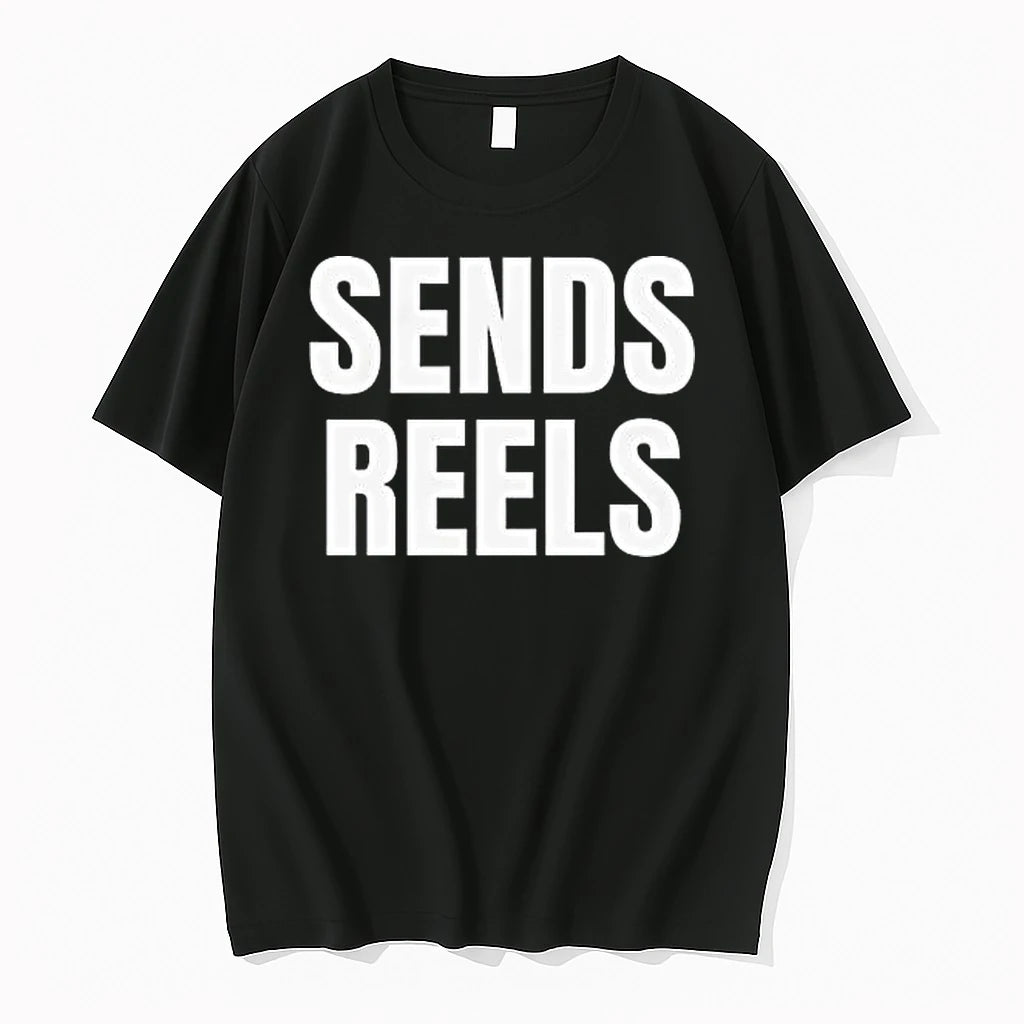 Officials Sends Reels Black T Shirt Sweater