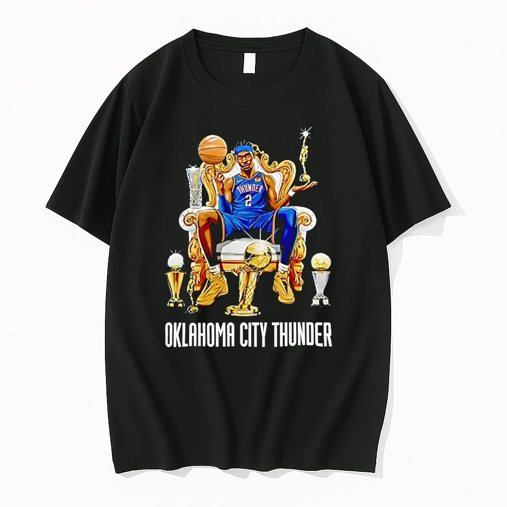 Officials Shai Gilgeous Alexander Sitting On Throne Oklahoma City Thunder 2026 Nba Mvp