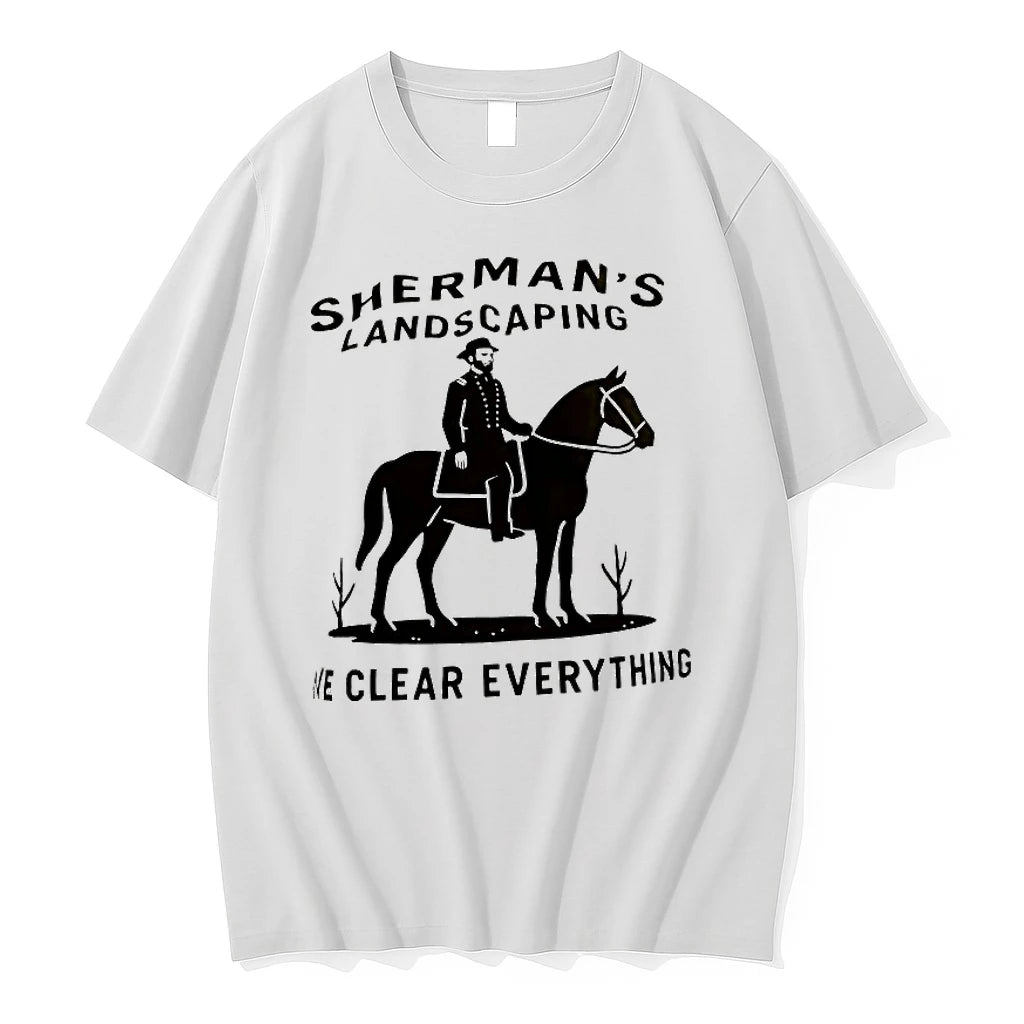 Officials Shermans Landscaping We Clear Everything T Shirt Sweater