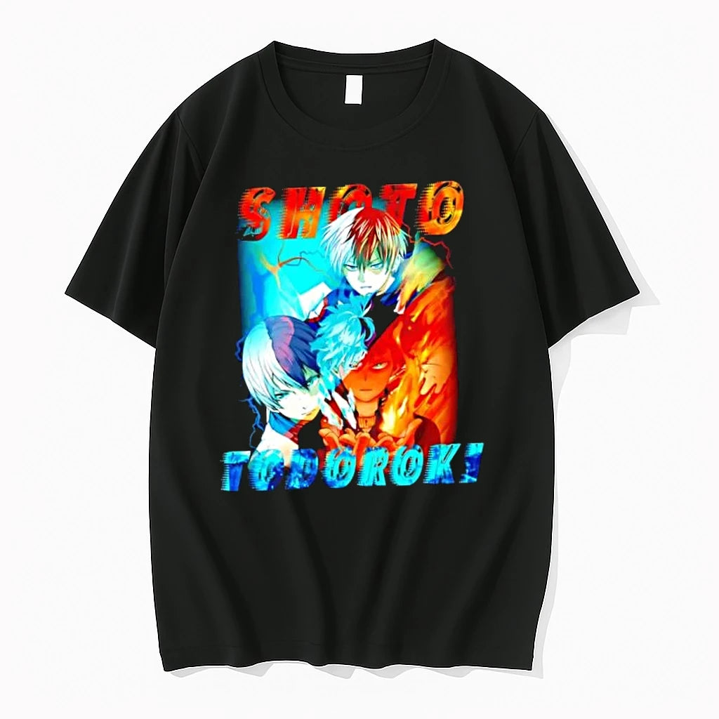 Officials Shoto Todoroki My Hero Academia Anime Premium T Shirt