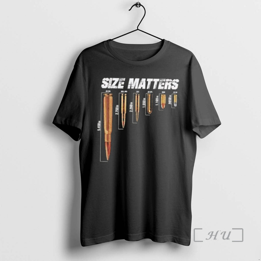 Officials Size Matters Ammo Caliber Comparison Chart Graphic