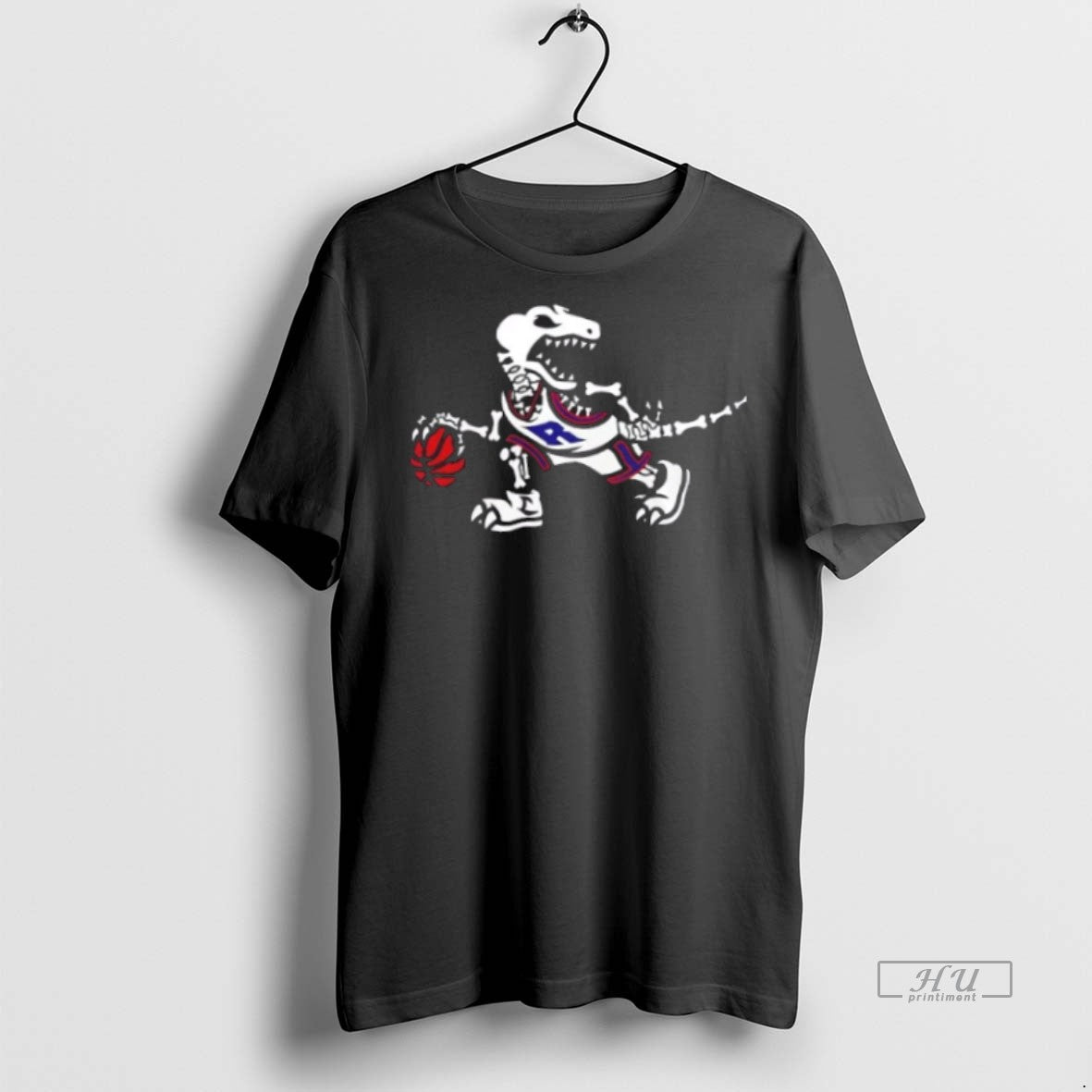Officials Skeleton Toronto Raptors Glow Up Halloween 2 Sided Tee Shirt Sweater