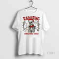 Officials Skeleton Radiating Christmas Cheer Tee Shirt Sweater