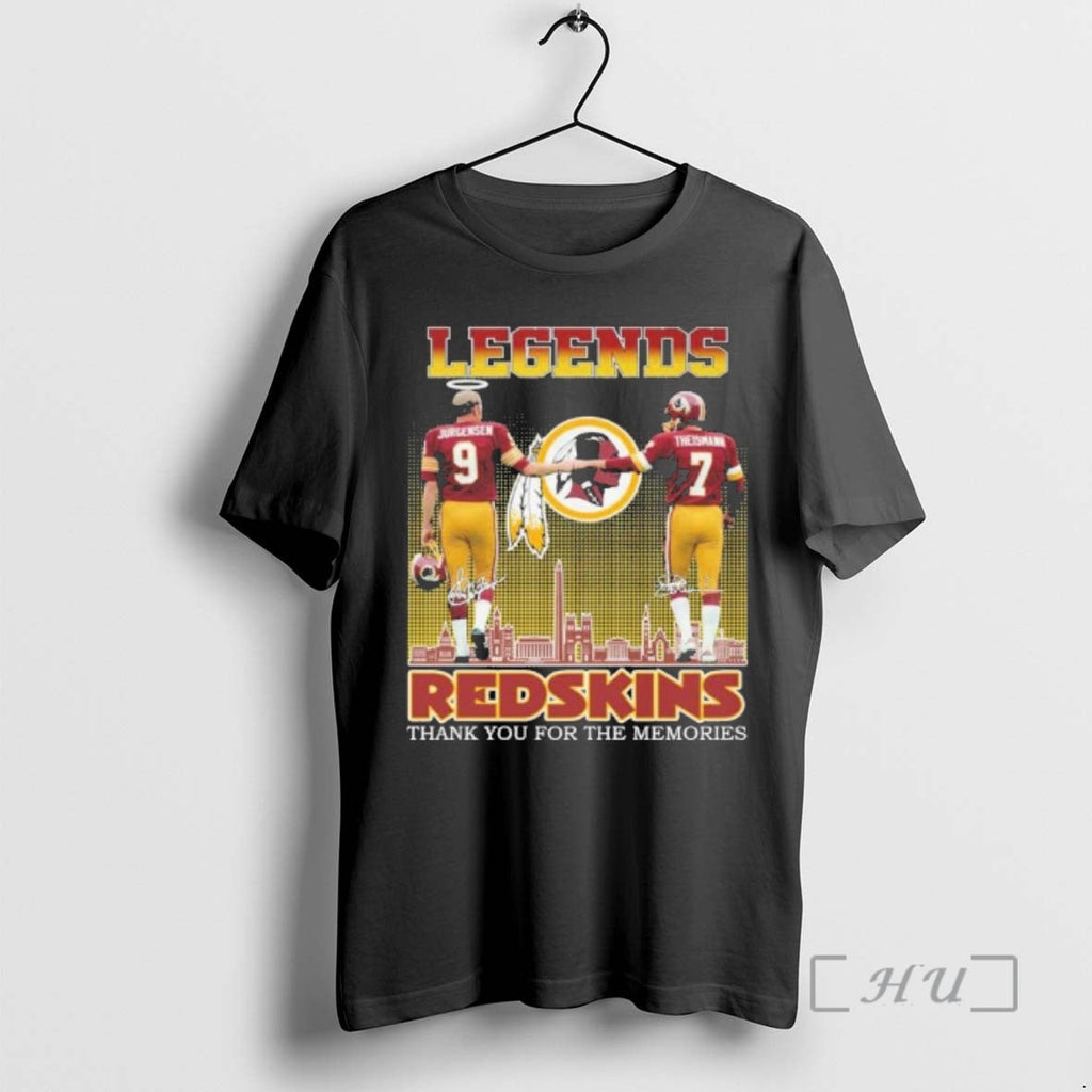 Officials Sonny Jurgensen And Joe Theismann Legends Washington Redskins
