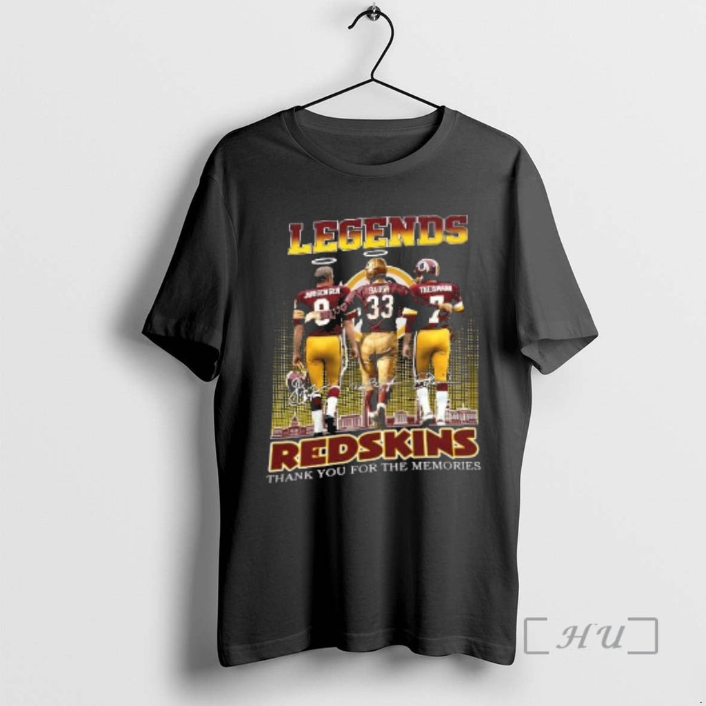 Officials Sonny Jurgensen Sammy Baugh Joe Theismann Washington Commanders Legend Tribute Premium T Shirts Sweater