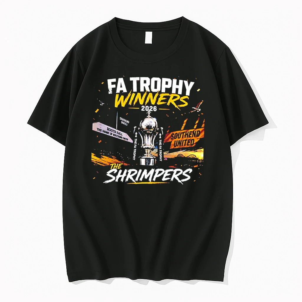 Officials Southend Fa Trophy Winners 2026 The Shrimpers Tee T Shirt Sweater