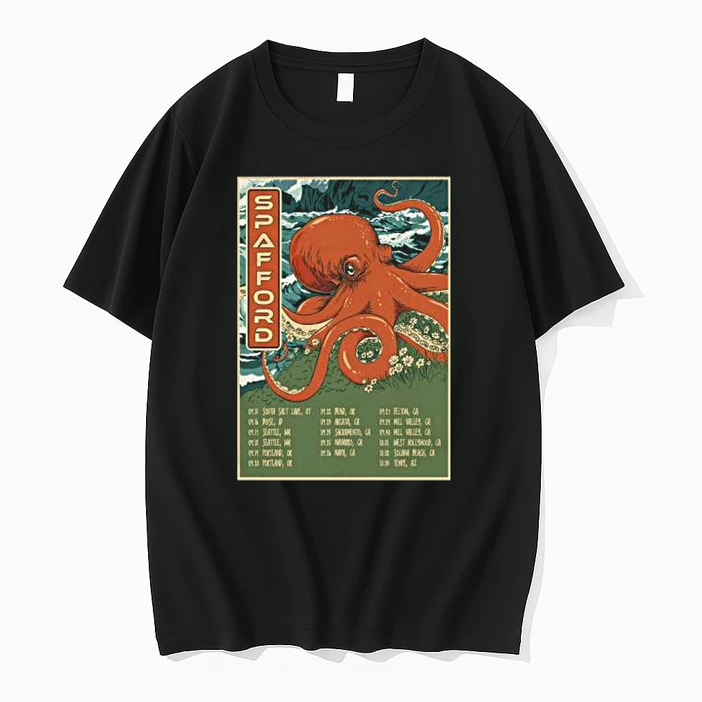 Officials Spafford Fall Tour 2026 Black T Shirt Sweater