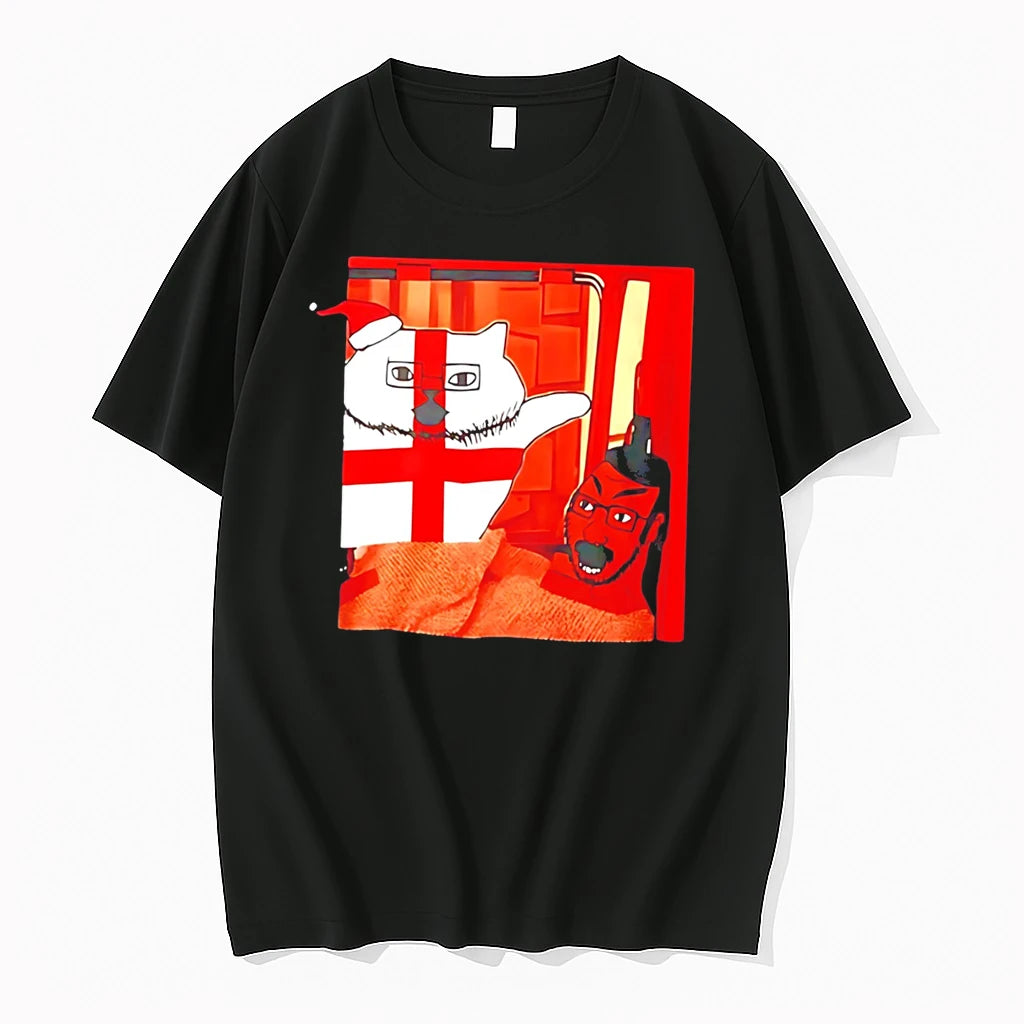 Officials St George Cross Cat Cal Clear Them Out Tee T Shirt Sweater