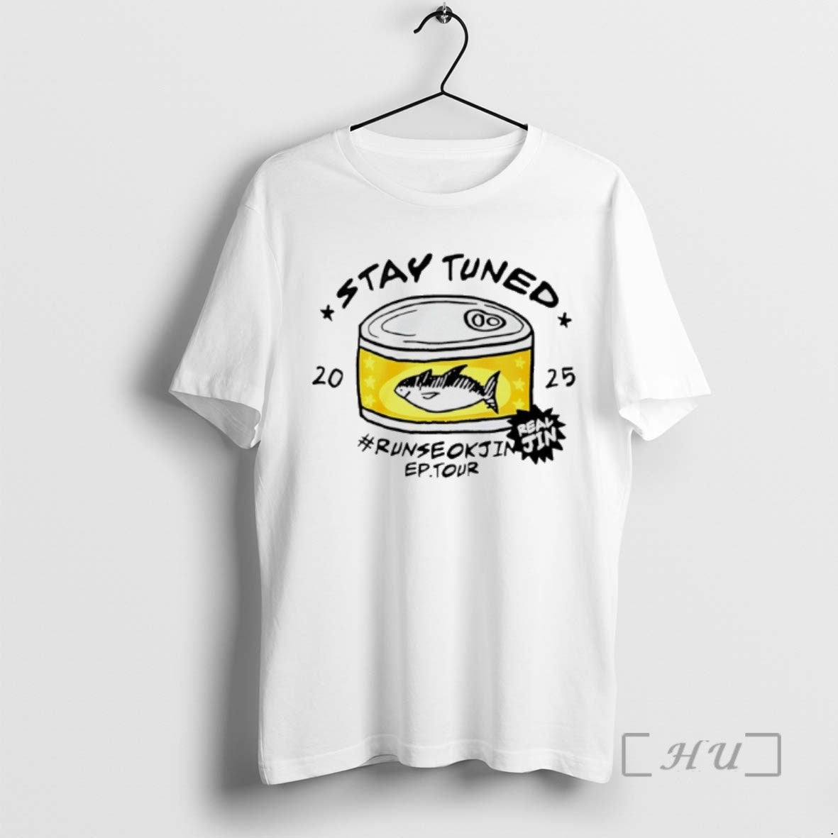 Officials Stay Tuned Runseokjin Ep Tour Real Jin 2025 Tee Shirt Sweater
