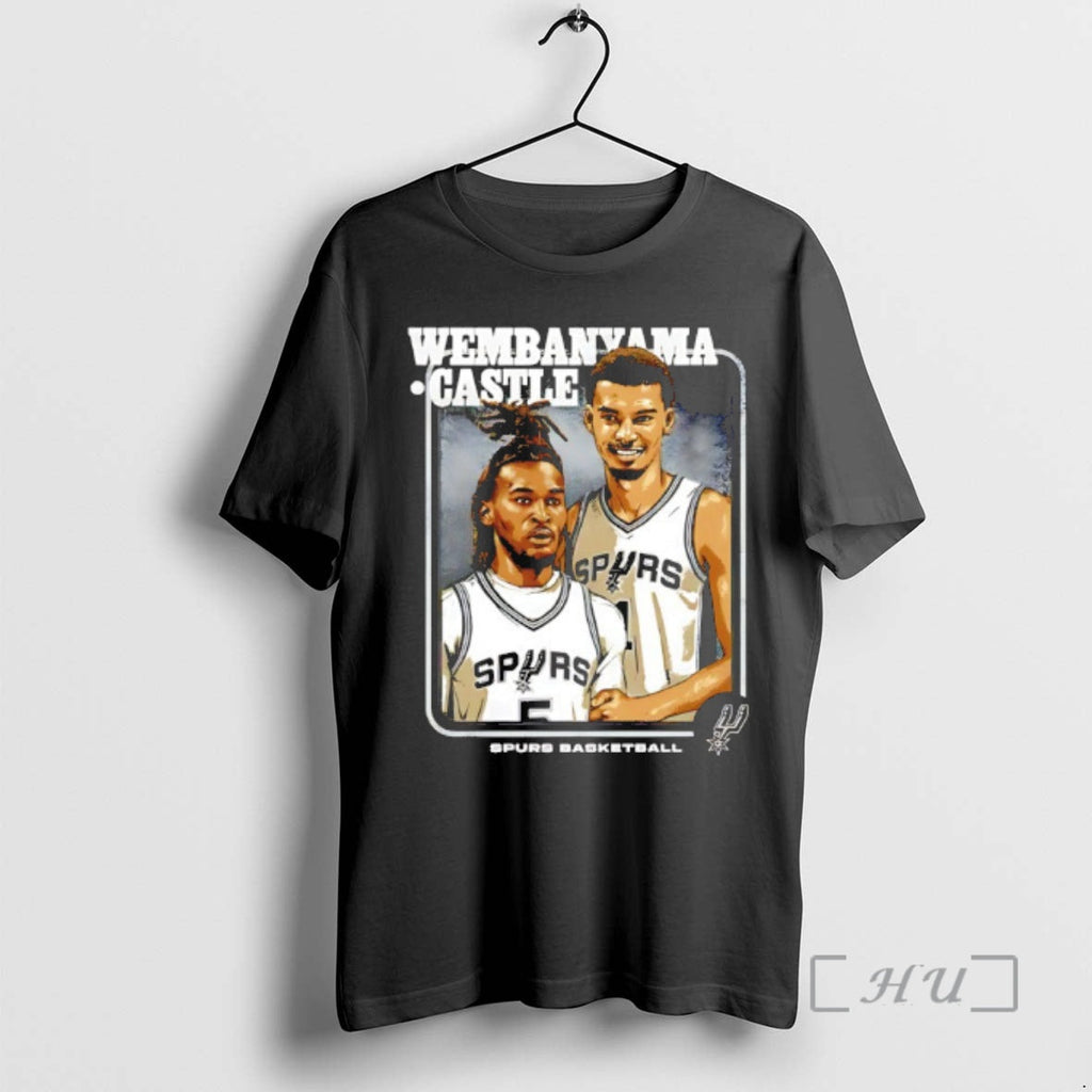 Officials Step Brothers Victor Wembanyama And Stephon Castle San Antonio Spurs Premium T Shirts Sweater
