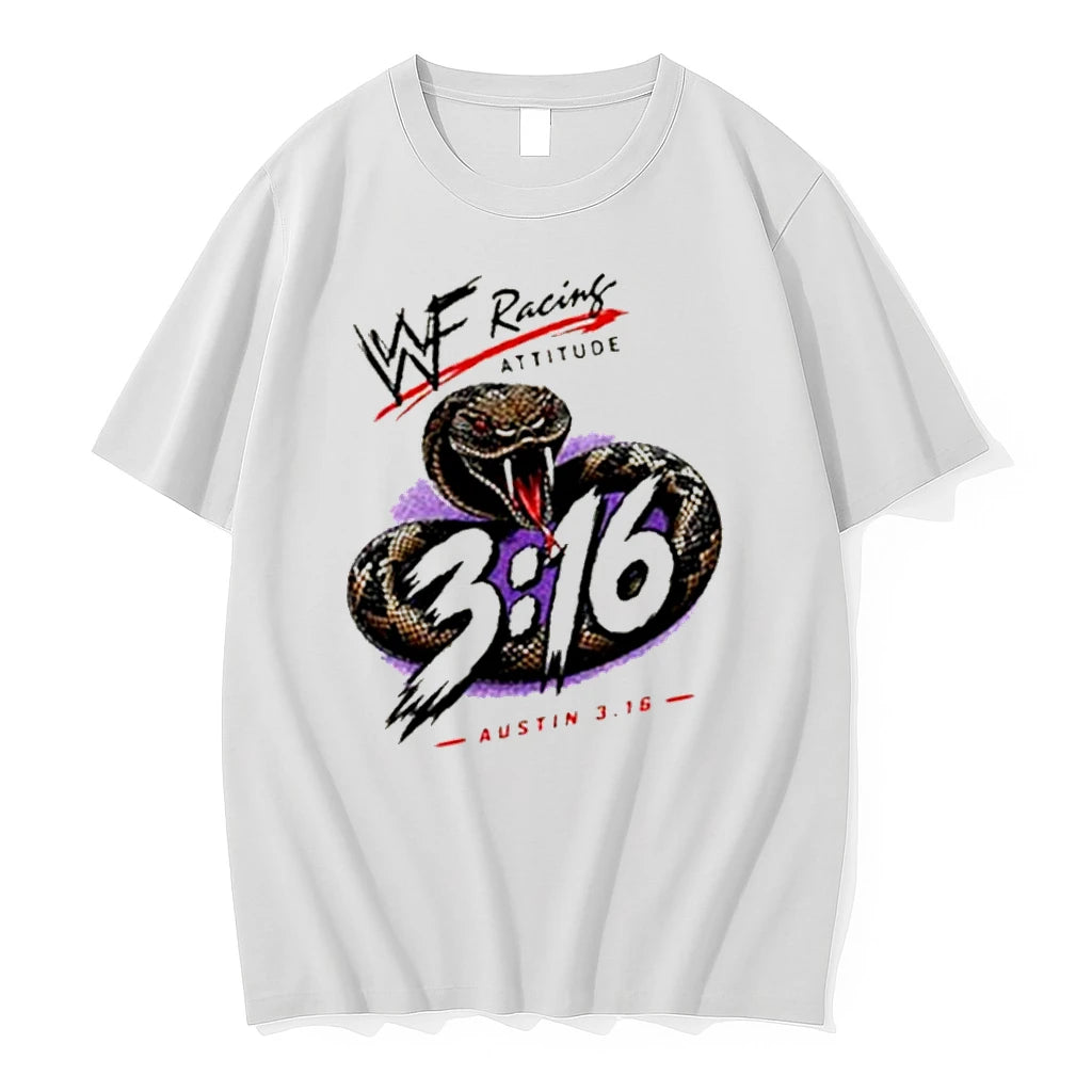 Officials Stone Cold Steve Austin 3 16 Wwf Racing Attitude Premium T Shirt